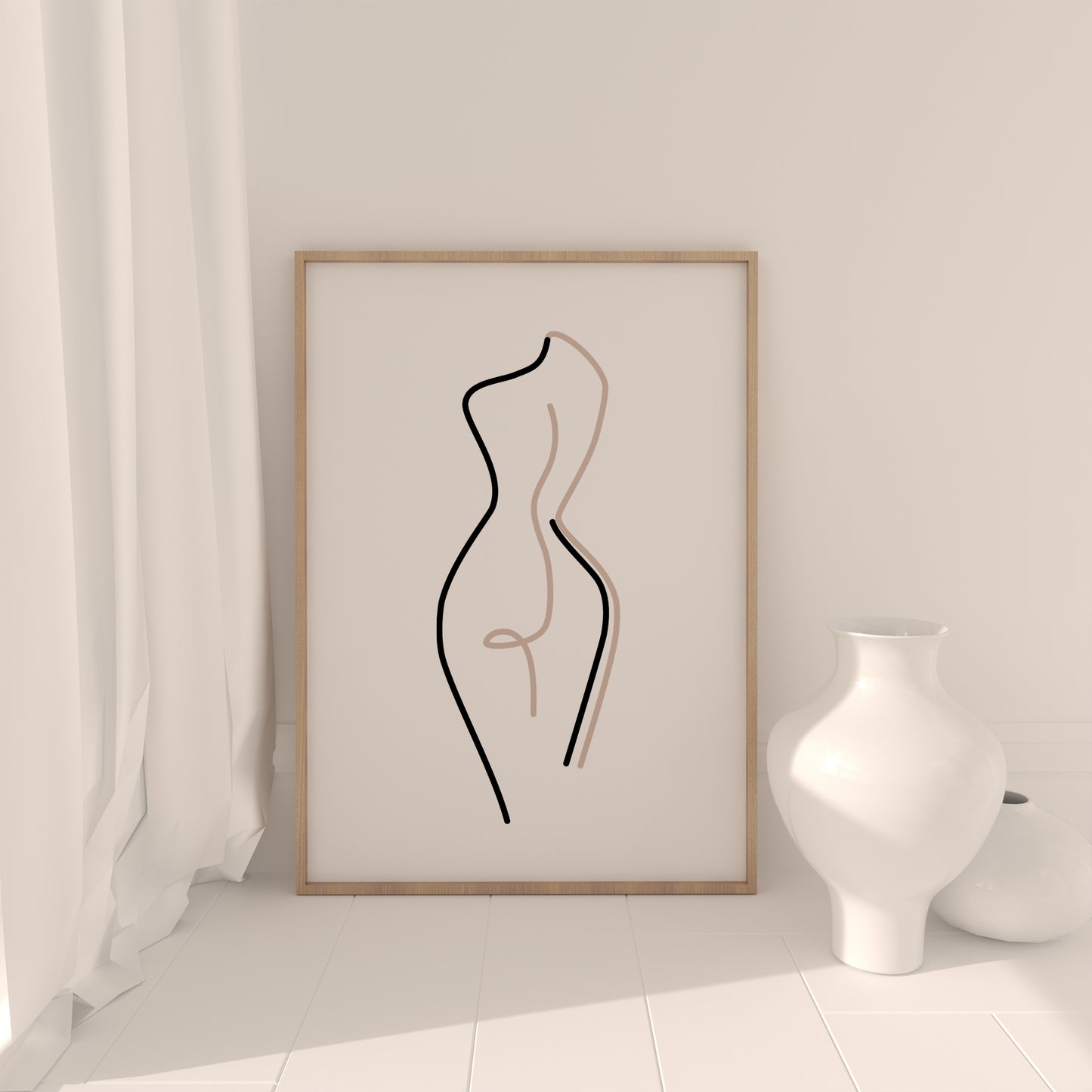 Bare Body line art