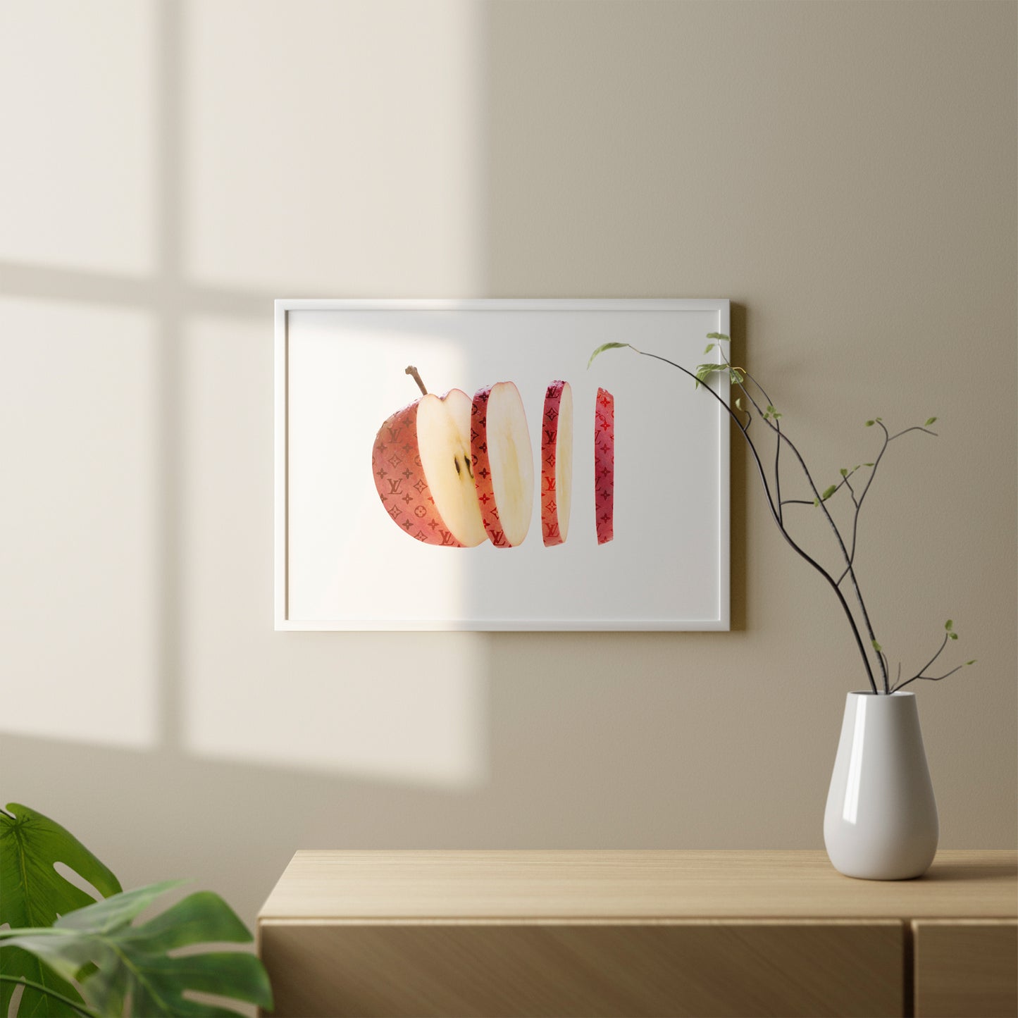 Luxury Sliced Apple Print