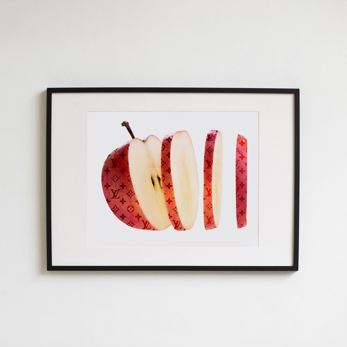 Luxury Sliced Apple Print