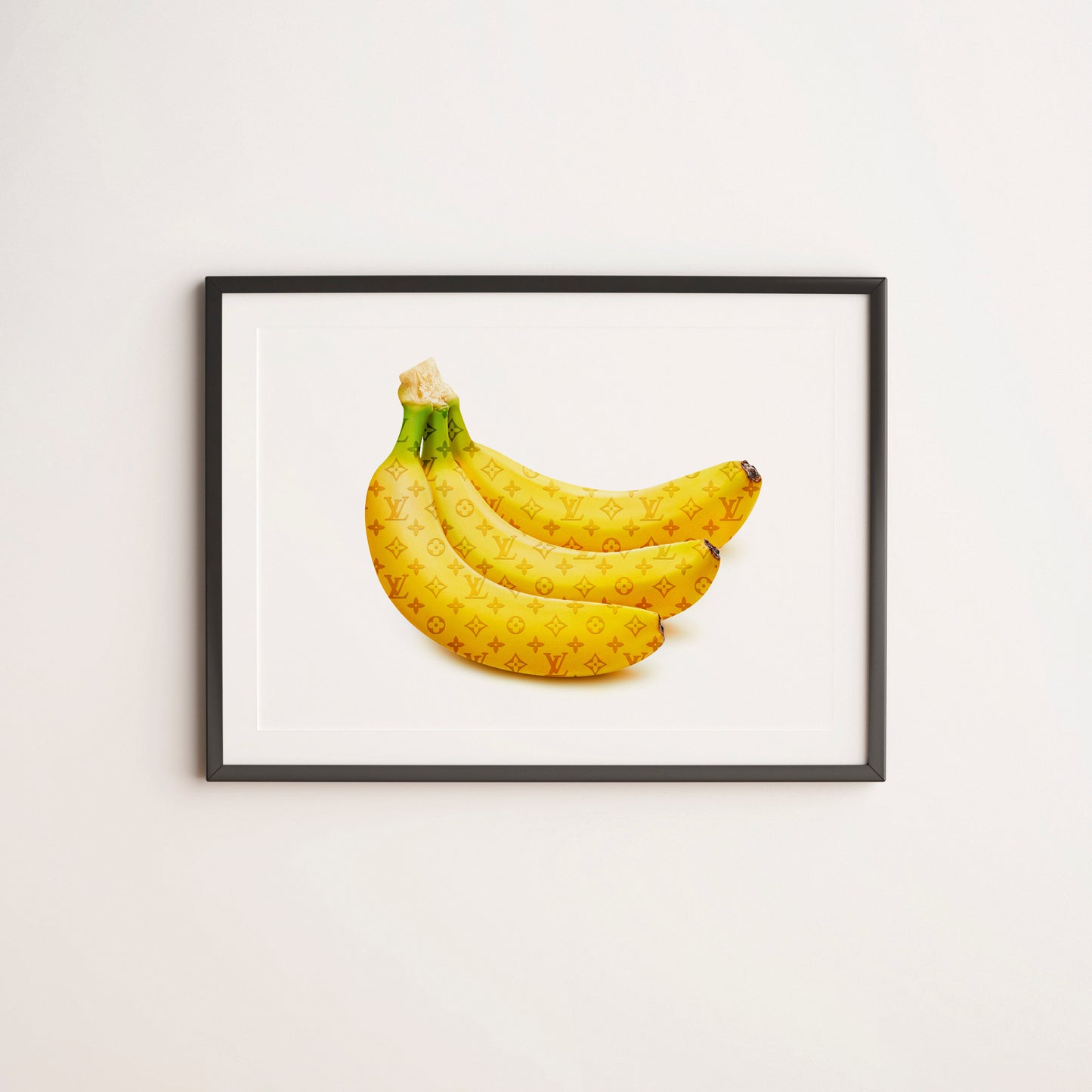 Luxury Cluster of Bananas Print