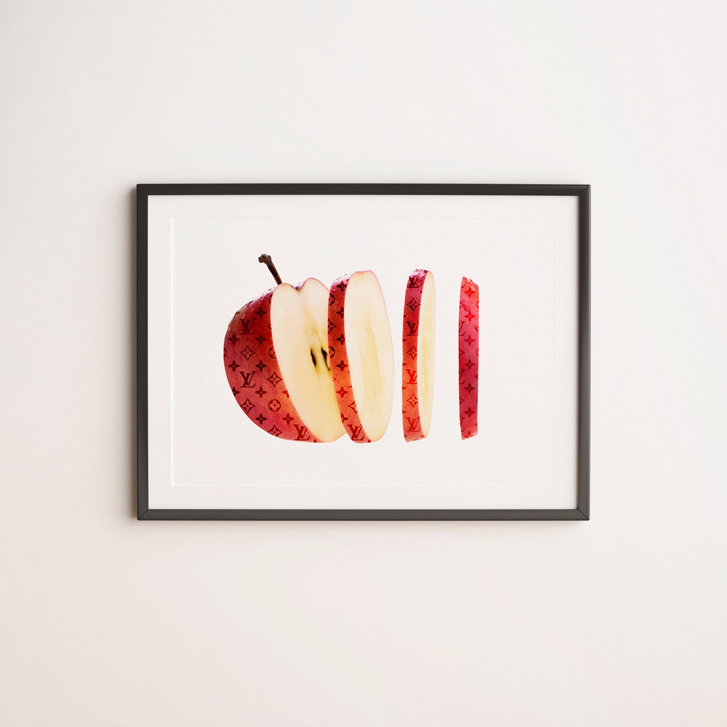 Luxury Sliced Apple Print