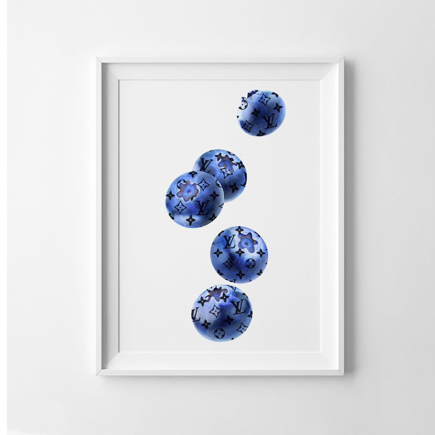 Luxury Blueberries Print