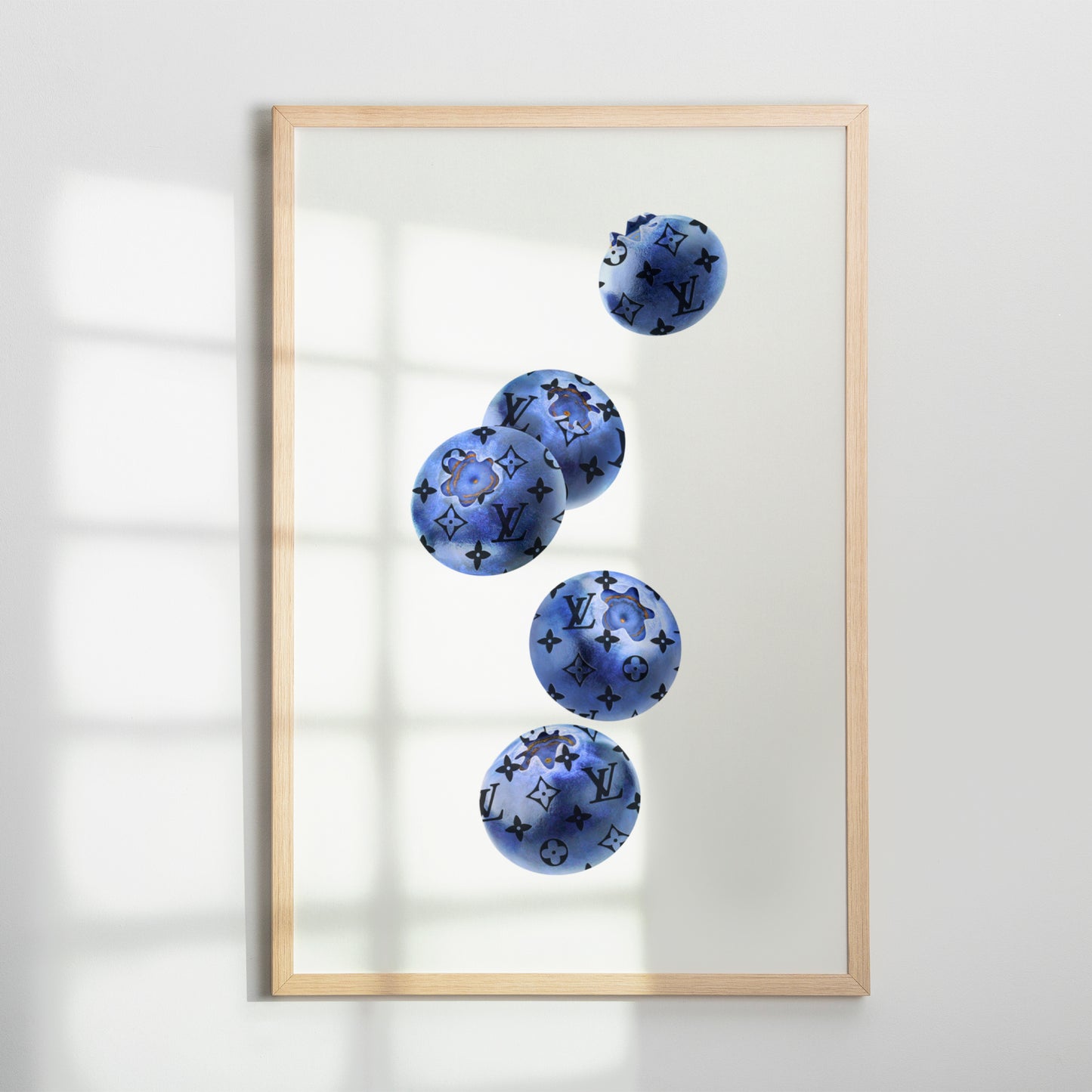 Luxury Blueberries Print