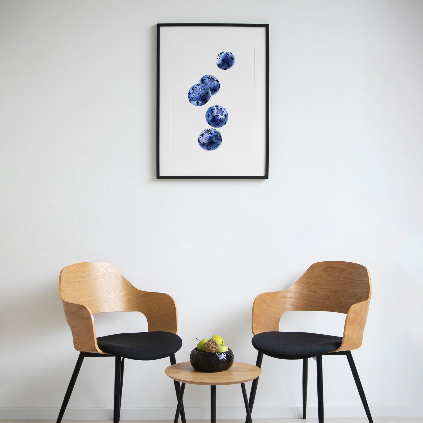 Luxury Blueberries Print