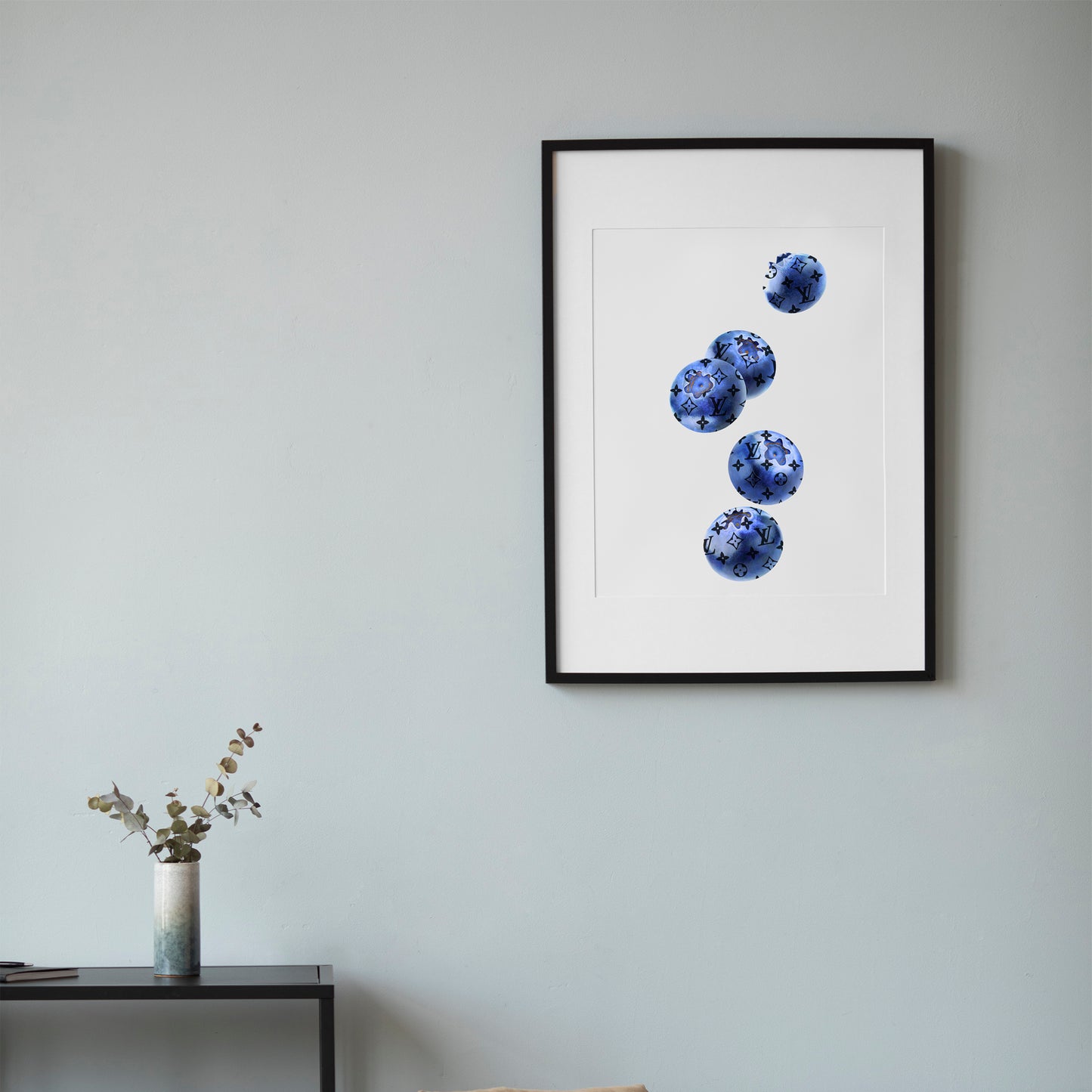 Luxury Blueberries Print