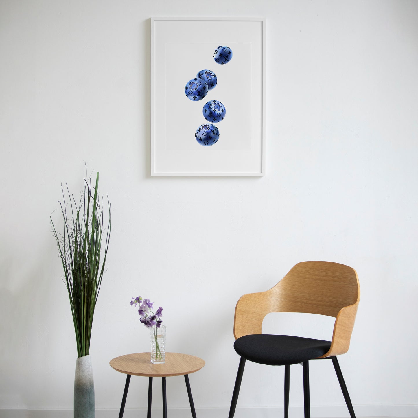 Luxury Blueberries Print