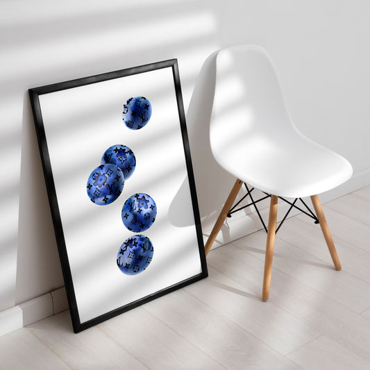 Luxury Blueberries Print