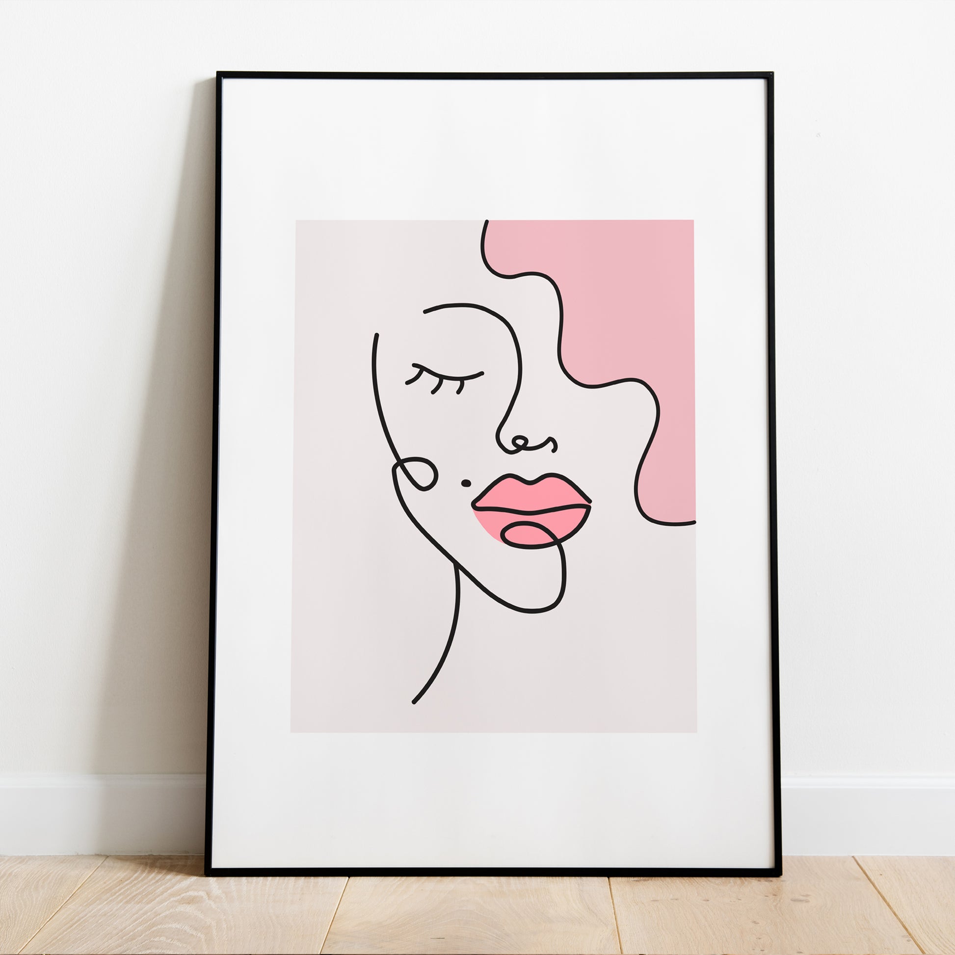 Rosey2 in black frame